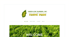 Desktop Screenshot of greenleafnursery.us