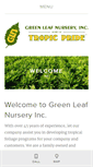 Mobile Screenshot of greenleafnursery.us
